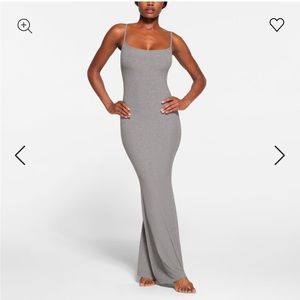 Skims Long Slip Dress. Never worn with tags, size medium.